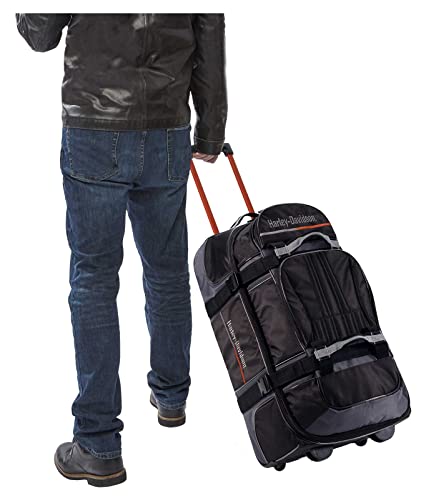 Harley-Davidson 28" On Tour Wheeling Large Duffel Bag - Midnight (28") - size: 28"