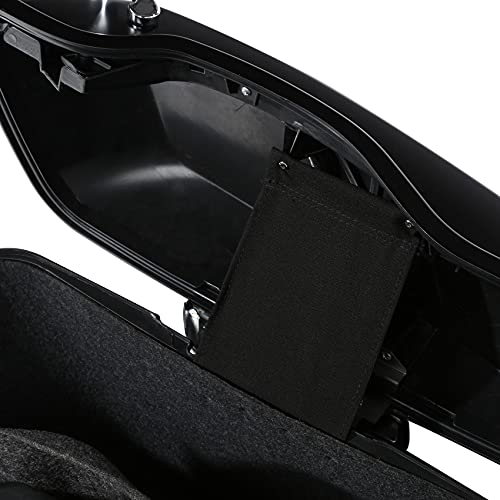 HR3 Black Denim Hard Saddlebags Compatible with 2017&2022 Street Glide Special FLHXS Road Glide Special FLTRXS 2018 Road Glide FLTRX (Replace for OEM) Fit for 2014-2023 Harley Touring Models - color: Black Denim