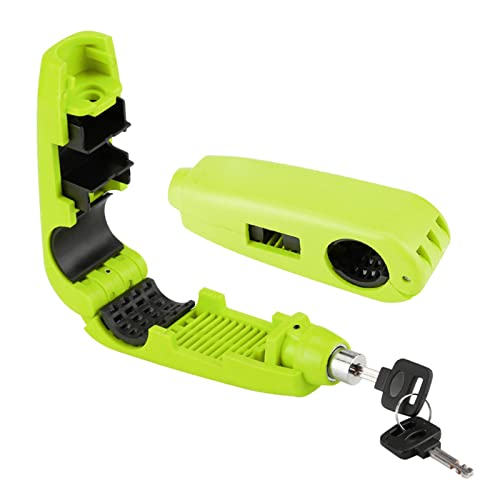 ZJchao Throttle Lock, ATV Locks Theft Handlebar Safety Lock Brake Throttle Grip Theft Brake Universal for Scooter ATV (Green) - color: Green