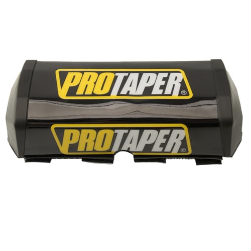Motorcycle Handlebar Pad Triange Universal Powerspor Chest Sponge Pad for ATVs Dirt Pit Bike Compatible with Motorcross UTV (Black Yellow)