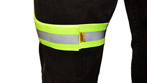 HQRP Reflective Elastic Band for Safe Running Cycling Biking Walking at Night