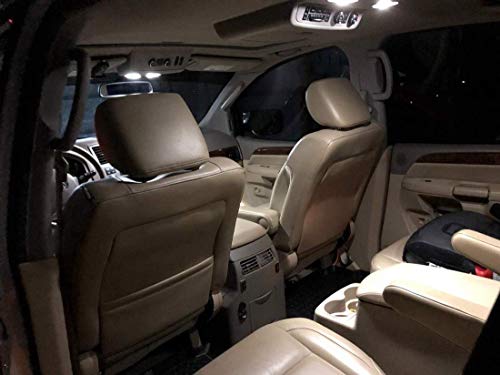 300LM Extremely Bright Canbus Error Free 194 168 2825 W5W T10 LED Bulbs 6000K Xenon White 9-SMD 2835 LED Chipsets for Dome Map Door Courtesy License Plate Lights (Pack of 4) - color: Xenon White