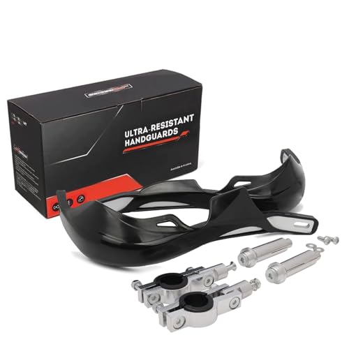 JFG RACING Dirt Bike Handguards,7/8" and 1 1/8" Handlebar Motorcycle Dirtbike Hand Guards Accessories Universal for CRF XR YZF XC KX 125 150 250 300 Ebike ATV Pit Bike Motocross Enduro - color: black