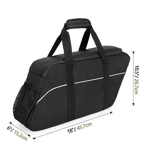 HODRANT Motorcycle Saddlebag Cooler, Leakproof Side Bag Liner Compatible With Harley Davidson 1993-2022 Touring Hard Saddlebag, Waterproof Insert Organizer, 1 Bag