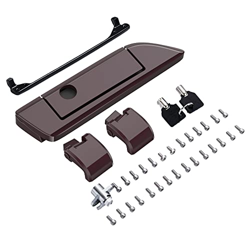 Moto Onfire Black Cherry Tour Trunk Luggage Latches Hinges Fit for AB Harley Touring Razor Chopped King Tour Trunk Luggage - color: Black Cherry