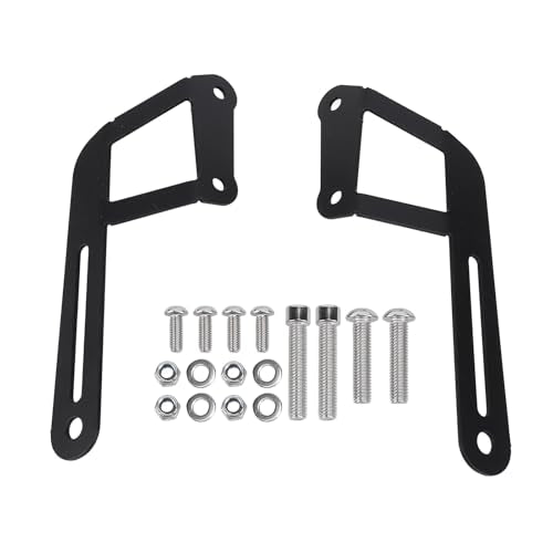 Motorcycle , Clear Wind Deflector PMMA Panel Front Wind Deflector with Mount Bracket for Scrambler 400X 2023-2024, for Speed 400 2023-2024, for Street Scrambler 900 - size: Transparent