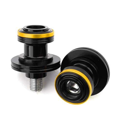 Compatible with 450MT 450NK 450SR 800MT 675SR-R 675SR 700CLX 650GT 800MT-X 650NK Motorcycle M10 Swingarm Spools Rear Stand Screws Sliders (Gold) - color: Gold