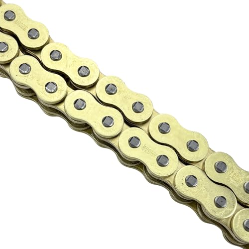 520 Heavy Duty Drive Chain 110 Links O-Ring with Connecting Master Link and Chain Breaker Compatible with Motorcycle ATV UTV Dirt Bike Quad Side by Side