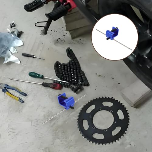 PRETYZOOM Motorcycle Chain Alignment Tool for Motorcycle Chain Straightening and Adjusting for Dirt Bike Repair and Installation
