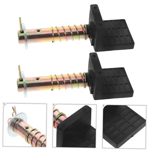 Luxshiny 2pcs Motorcycle Stand Spool Attachment Heavy Duty Rear Wheel Lifting Device Shaped Design for Quick Installation Compatible with Various Models