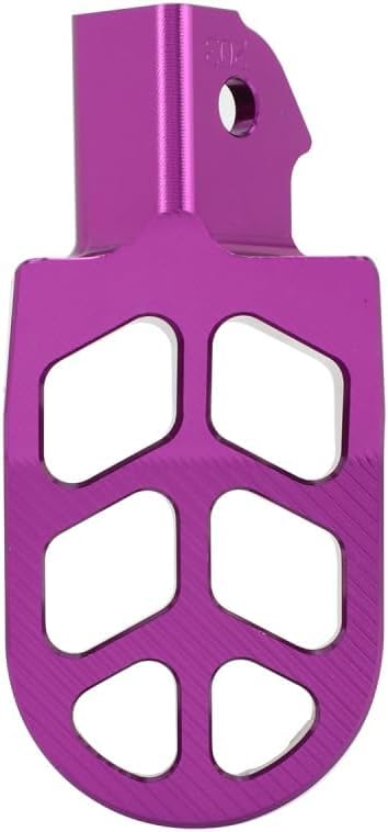 JFG RACING Dirt Bike Pegs,Motorcycle Foot Pegs MX Foot Pedals Rests CNC for Light Bee Surron/CRF150F CRF230F 2003-2019/KDX200 1983-1994 - Purple - color: purple