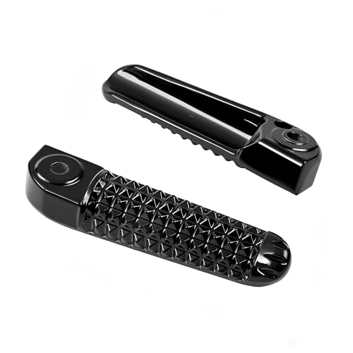 Yamaha Motorcycles Footrests Rear Foot Pegs For Yamaha YZF R1 2002-2014 and Yamaha YZF R6 2003-2017; Black - color: Black-Rear