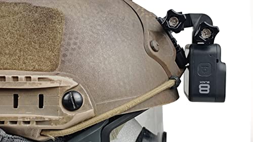 BrainExploder Adjustable NVG Helmet Mount Compatible with All GoPro Hero Cameras
