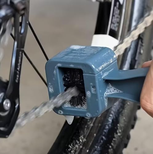 1 PCS Bicycle Cleaning Brush Tool, Motorcycle Chain,for Cleaning Gears and Chains on Bicycles and Motorcycles - color: Gray