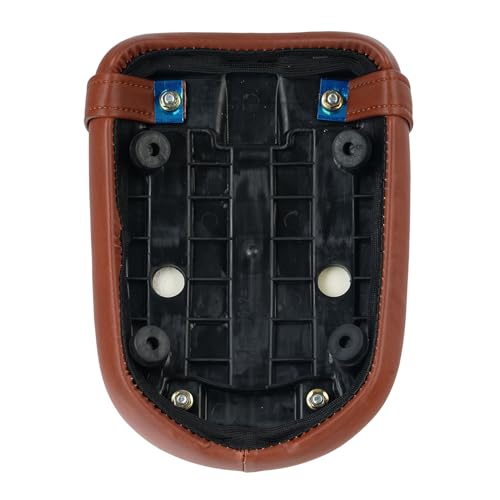 Motorcycle Passenger Comfort Seat Fit for CMX1100 Rebel 1100/DCT/SE 2021-2026, Leather Rear Saddle Back Cushion Pillion Pad, Brown Embossing - color: Rear - Brown-B