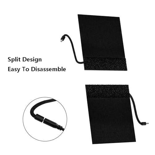 Riloer Motorcycle Heated Grip Cover Pad, 12V Scooter Motorcycle Hand Grip Heater Warmer Hot, 3 Temperature Settings Grips Handlebar Electric Heating Handle Cover (No Offset Printing Pattern) - style: No Offset Printing Pattern