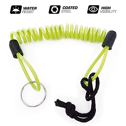 RADIKAL RKREM Premium Motorcycle Reminder Cable with Brake Ring for Disc Lock, More Adaptable More Visible, Anti Theft Disc Lock Reminder Cable for Motorcycle Lock, Helmet, Scooter, Bike, Scooter