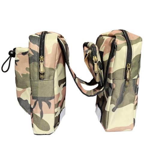 ATV Tank Bag Saddle Bag Waterproof Motorcycle Bag Compatible with Snowmobile Sportsman Scrambler FourTrax Grizzly UTV Hanging Storage Bag Camo Brown - color: Camo Brown