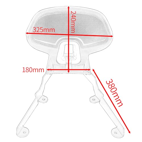 Motorcycle Quick Release Sissy Bar for ADV160 ADV 160 2023 2024 2025 Detachable Low Backrest Rear Passenger Seat Back Rest Pad