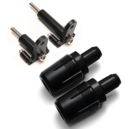 Compatible with 2026 Ninja 500 Ninja 500SE 2025 Z500 SE 2024 Ninja 400 Ninja400 Z400 Z 400 2018-2026 CNC Motorcycle Frame Sliders Crash Pad Falling Protection - color: CNC Black