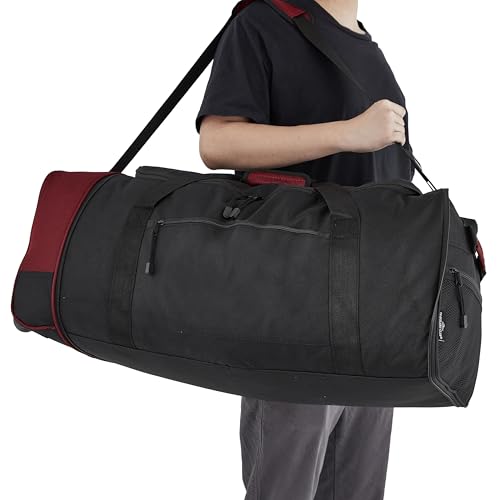 Travelers Club 32" Midgard Expandable Rolling Travel Bag - color: Red