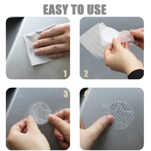 42Pcs Reflective Stickers, Reflective Decals Multi Shapes Kit, Waterproof Outdoor Safety Warning Reflective Stickers, Night Visibility Adhesive Stickers for Helmet, Bicycle, Car & Stroller