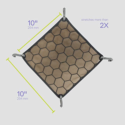 Delta Cycle ElastoTarp Bike Cargo Net - Weatherproof Silicone Stretch Cover Bicycle Rack Net, Kayak Cargo Net Keeps Luggage Dry and Secure - style: Elasto Tarp