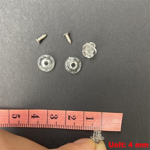 Universal 2 Pairs 4MM Helmet Visor Pins, Anti Fog Insert Pins Compatible with AGV, SHOEI, GXT, ARAI,BELL, SEDICI, HJC,ETC Helmet Visors (PIN 2) - color: Pin 2