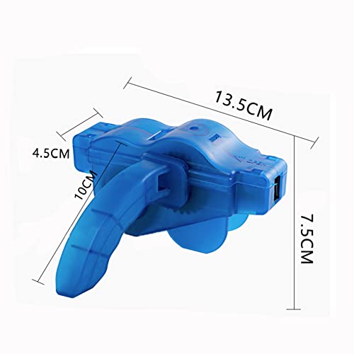 4 pcs Bike Chain Cleaning Tool Set Bicycle Chain Cleaning Brush Scrubber for Mountain Bike Road Bike Motorcycle