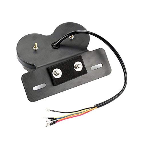 40W 40-LED Motorcycle Tail Light Integrated Running Brake Stop Light Turn Signals Lamp Red with License Plate Bracket for Harley Honda Yamaha Suzuki Kawasaki - color: Red