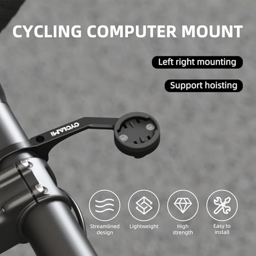 Out Front Mount Compatible with Garmin Edge GPS Bike Computer, XOSS G/G+, iGPSPORT Cycling Handlebar 1.25’’-1.5’’/ 31.8-35mm (S5) - style: S5