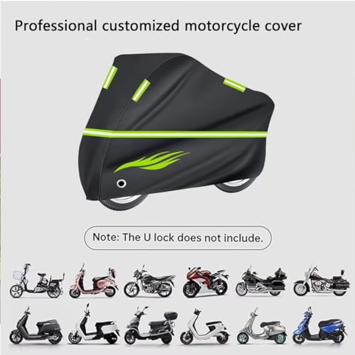 generic Motorcycle Cover Compatible with BMW R18 B,All-weather outdoor waterproof protection with reflective strips, tear-resistant, sun and windproof(black) - size: Compatible with BMW R18 B