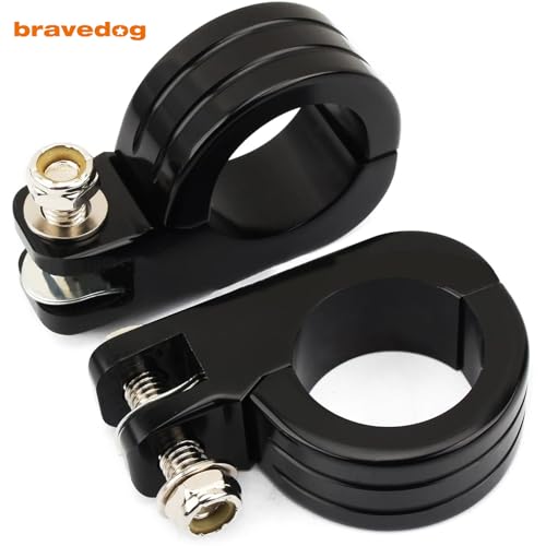 1 1/2" (38mm) Highway Foot Peg P-Clamp Mounting Kits Compatible with Engine and Compatible for Harley Touring Road King Engine Bars