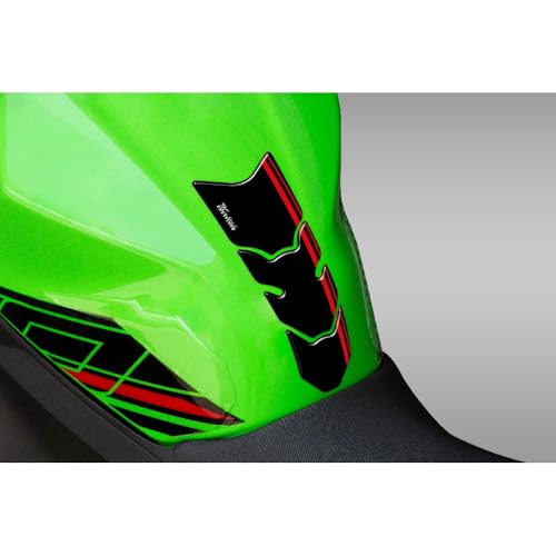 Keiti Motorcycle Tank Pad Universal Slim (Redline Black) - color: Redline Black
