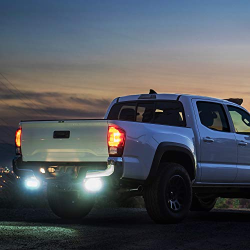 Nilight 18022C-B 6.5Inch 2PCS 6.5 Inch 120W Spot & Flood Combo Bar Driving Waterproof Led Work Light Triple Rows Off-Road Truck Car ATV SUV Jeep Cabin Boat, 2 Years Warranty - color: 2Pcs Led Pods, size: Led Pods