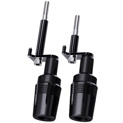 Compatible with Ninja 500 2025 Z500 2024 Ninja400 2023 Z400 Z 400 2018-2023 2024 CNC Motorcycle Frame Sliders Crash Pad Falling Protection - color: POM Black