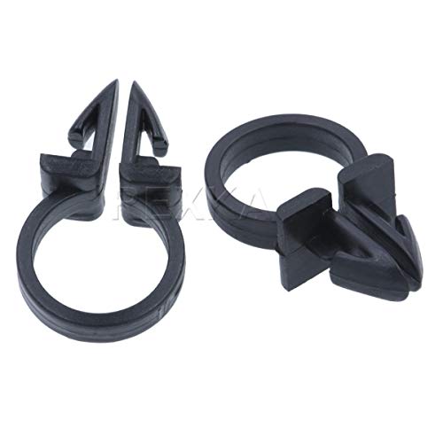 Rexka 30 pcs Wire Routing Clips 1/2" - color: Wire Routing Clips 1/2"