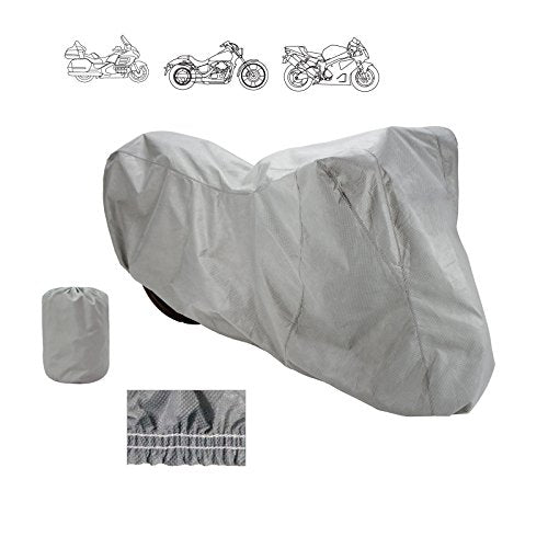 SavvyCraft Motorcycle Storage Cover for Tour Bikes, Choppers, Cruisers Fit up to 120" L - size: Fits up to 120"L