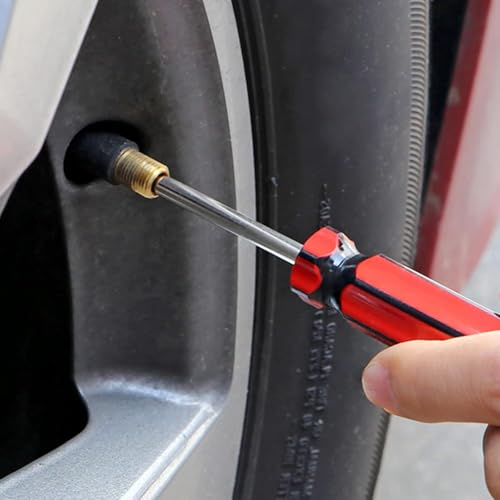 10Pcs Car Auto Screwdriver Valve Core Motorcycle Truck Bike Screwdriver Valve Stem Core Remover Tire Tube Installer Repair Tool