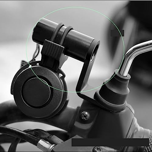 2 Pack Motorcycle Handlebar Extender Mirror Mount Extension Post Extension Bar for Motorcycle Phone Holder Rear View Mirrors USB Charger GPS Headlight Scooter ATV Dirt Bike Ebike Motorbike