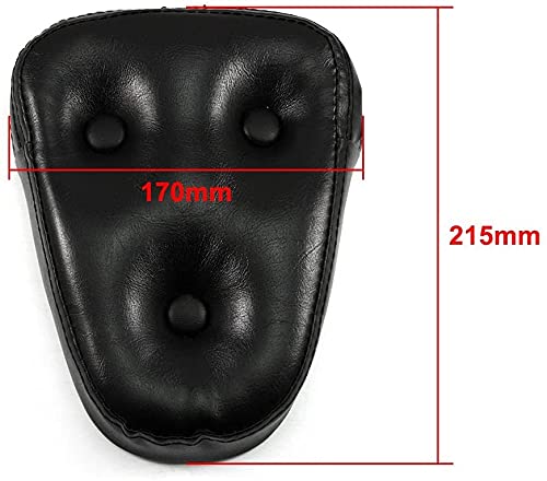 Universal Motorcycle Passenger Sissy Bar Backrest Cusion Pad for Harley Chopper Sportster Dyna Softail Chopper Bobber (#05) - color: #05