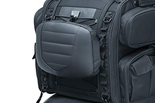 Kuryakyn 5299 Motorcycle Travel Luggage Accessory: Removable Seat Backrest Pad, Multi-Fit for Sissy Bars and XKursion/Momentum Bags, Black