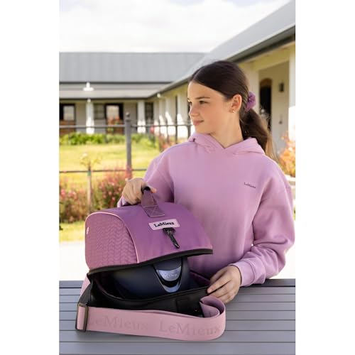 LeMieux Hat Box - Easy Clean - Keep Your Competition Helmet Looking Perfect - One Size - color: Mallow