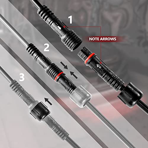 OPT7 Aura Aluminum White Underglow Lights w/Remote Control, 12V Super Bright LED Light Bar, Exterior Waterproof Underbody Lighting Kit, Universal for Car Truck RV Camper Van Golf Cart