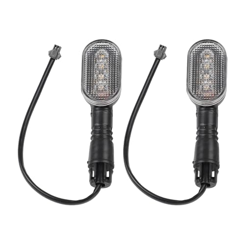 36V-72V Electric for Bike Taillight with Turn Signal, LED Rear Rack Lamp E-for Bike Scooter for Motorcycle, Black ABS Housing, 1 Pair