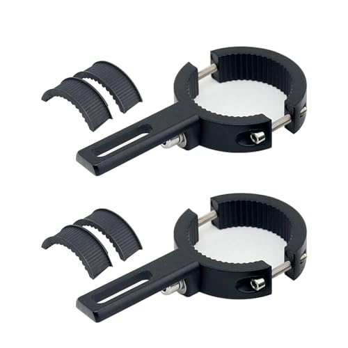 Motorcycle Spotlight Mount Brackets, Motorbike Tube Clamp Turn Signal Mounting Clamp Fog Light Holder for 1.5"-2.36" ATV UTV Roll Bar (2 Pcs)