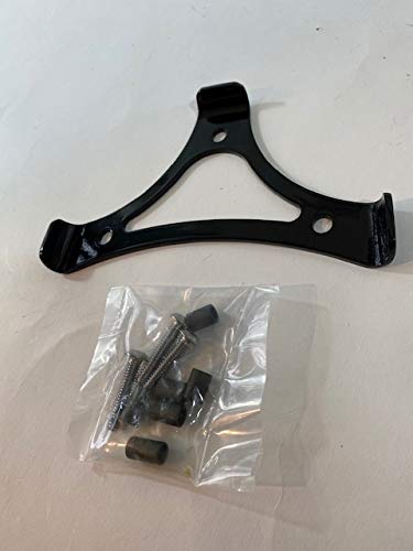Gloss Black Tourer Mounting Triangle Passenger Sissy Bar Backrest Pad Bracket Mount Harley Davidson 1987-2024 Touring Street Glide Road King Ultra Electra Classic 18-24 Softail Fat Boy Slim Breakout