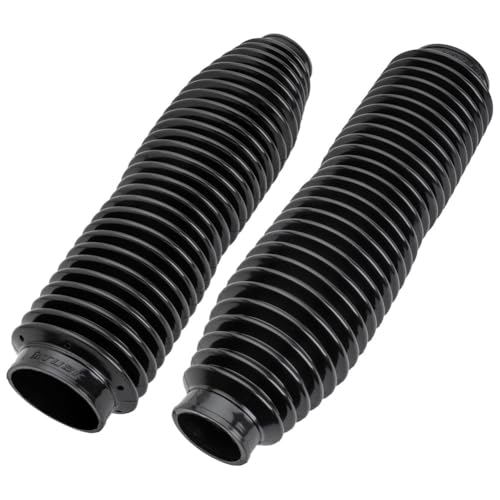 Tusk Motorcycle Rubber Fork Boot Covers (350mm Length x 41mm Top x 58mm Bottom) - size: 350mm Length x 41mm Top x 58mm Bottom