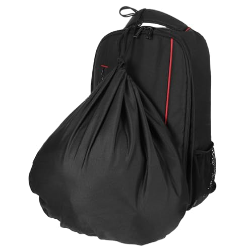 2 PCS Ski Helmet Bag, Black Welding Helmet Bag Motorcycle Hood Bags with Drawstring Large Capacity Lightweight Helmets Storing Bags for Football Bicycle Travel Riding Supplies