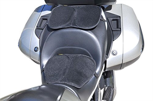 Skwoosh Universal Motorcycle Gel Cushion Seat Pad with Breathable mesh Fabric. Made in USA